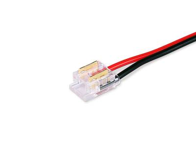 Соединитель гибкий односторонний COB 12/24V для лент 8/10mm GS7375 (2 конт.) (10шт. в комплекте)