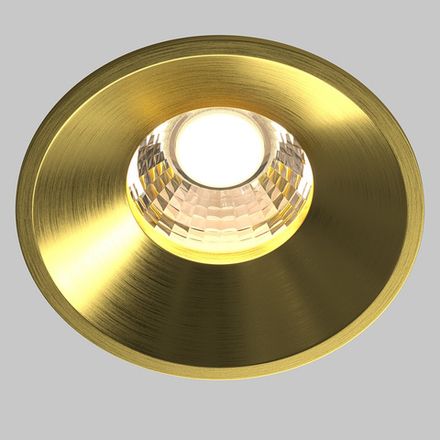 Встраиваемый светильник Round 3000K 12W 50°, DL058-12W3K-BS. TM Maytoni