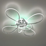 Citilux Джемини CL229B141E LED RGB Люстра с пультом Хром