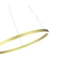 08213,32P(3000K) Подвес Тор светлое матовое золото d60 h150 Led 36W (3000K) 2 типа крепления