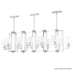 Люстра Crystal Lux NICOLAS SP12 L1600 NICKEL/WHITE 3400/312L