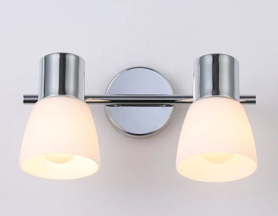 Настенно-потолочный спот TR3963/2 CH/FR хром/белый матовый E27*2 max 40W 200*105*200