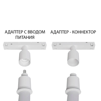 Адаптер с вводом питания Linea Optima Для гибкого неона Loop A492033-1