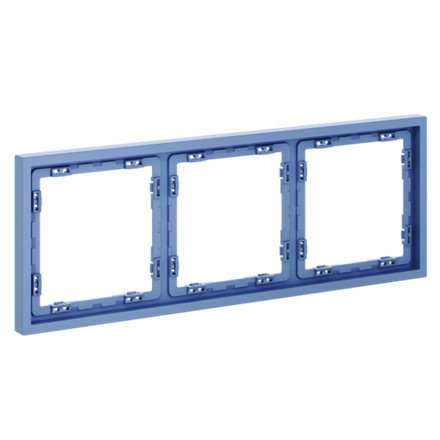 VLS100315 Рамка пластиковая VOLTUM S70 на 3 поста, (деним). (ТМ Maytoni)