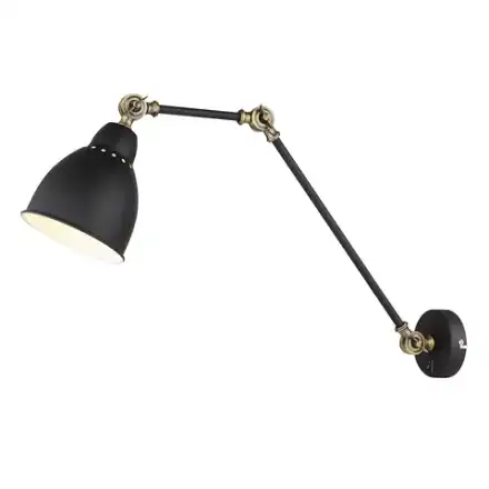 Бра Arte Lamp BRACCIO A2055AP-1BK, 1хE27