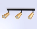 Светильник накладной TA13151/3 BK/GD черный/золото GU10/3 max 12W 445*60*130