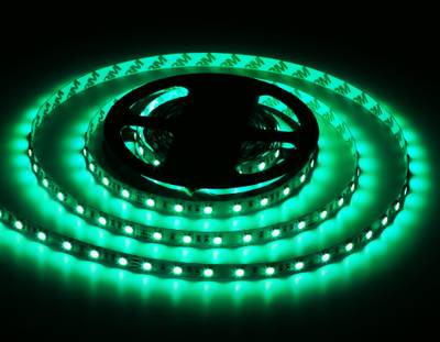 Светодиодная лента RGB GS4302 5050 60Led/ 14.4W m/ 24V IP20 RGB/ 5000*10*1.87mm/ кратность резки 100mm (4 конт.)