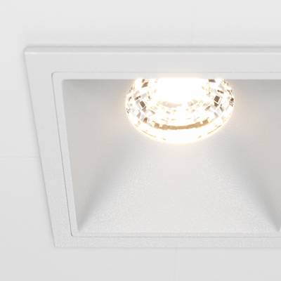 Встраиваемый светильник Alfa LED 3000K 10Вт 36°, DL043-01-10W3K-SQ-W. TM Maytoni