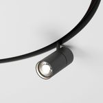 Slim Magnetic Трековый светильник для радиусного шинопровода 12W 4200K Comfi чёрный Ø 800мм 85188/01