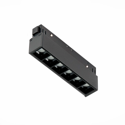 ST361.436.06 Магнитный трековый светильник Черный LED 1*6W 3000K 532Lm Ra>80 36° IP20 L115xW22xH44 48V