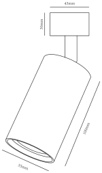 Трековый светильник Arte Lamp RIDGE A1518PL-1BK, 1хGU10