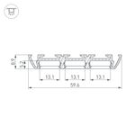Профиль PHS-3X-2000 ANOD (Arlight, Алюминий)