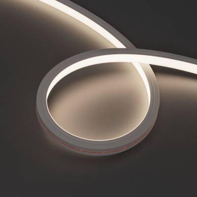 Лента герметичная MOONLIGHT-TOP-X320-13x12mm 24V Day4000 (5 W/m, IP67, sauna, 15m, wire x2) (Arlight, Вывод вниз, 3 года)