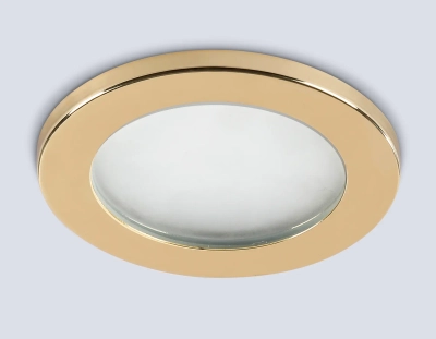 Светильник встраиваемый TN6634 GD золото IP44 GX53 D100*60