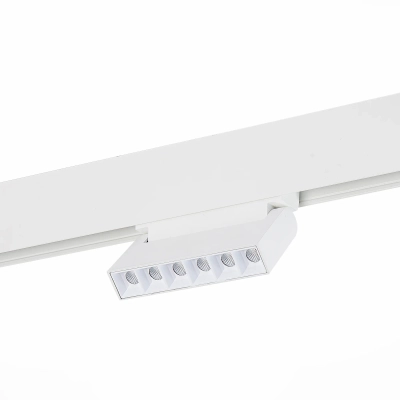 ST364.546.06 Магнитный трековый светильник белый LED 1*6W 4000K 532Lm Ra>80 36° IP20 L120xW22xH108 48V
