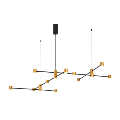 SL1596.423.22 Светильник подвесной ST-Luce Золотистый, Черный/Белый LED 22*3W 3000K