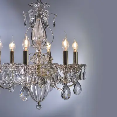 790064 Люстра SCHON 6x60W E14 Silver Lightstar