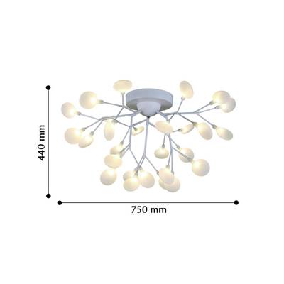 Потолочный светильник Skein 2479-9U, 27*G4LED*3W, 4423LM, 3000K. ТМ F-Promo
