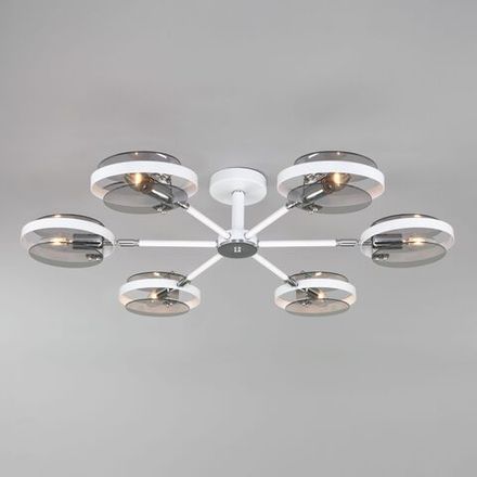 Умный потолочный светильник в стиле лофт 70121/6 белый Smart