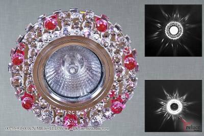 00755-9.0-001CN MR16+LED3W CL+PK светильник точ.