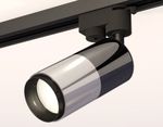 Комплект трекового однофазного светильника XT6305001 PSL/DCH/PBK серебро полированное/черный хром/черный полированный MR16 GU5.3 (A2521, C6303, A2010, C6305, N6121)