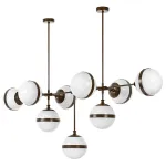 813197 Люстра GLOBO 9х40W E14 umber/white Lightstar