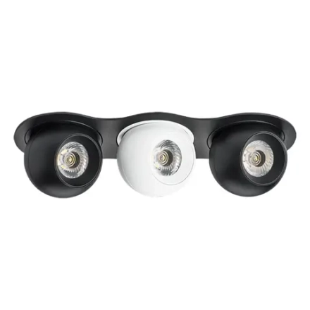 i637746474 Светильник INTERO LED 9W*3 850LM*3 24G ЧЕРНЫЙ 4000K (217637+217074+217064+217074)