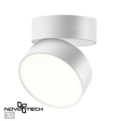 358749 OVER NT21 216 белый Светильник накладной светодиодный IP20 LED 24W 4000K 2100Лм 100-265V PROMETA
