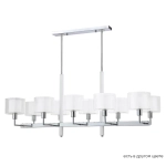 Люстры Crystal Lux MAESTRO SP-PL10 L1100 CHROME 2291/310L
