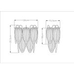 Настенный светильник Arte Lamp EVIE A4052AP-2SG, 2хE14