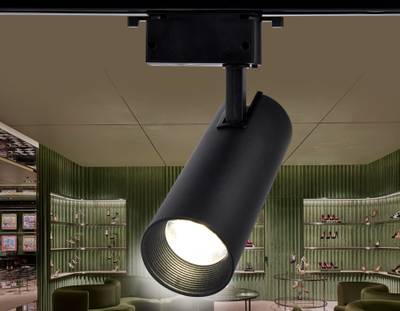 Трековый однофазный светодиодный светильник GL5860 BK черный LED 30W 4200K 24°