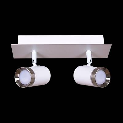 84281-9.5-002RT LED2*5W WT+SN светильник точ. поворотный
