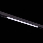 ST360.436.12 Магнитный трековый светильник Черный LED 1*12W 3000K 780Lm Ra&gt;80 120 IP20 L406xW22xH44 48V