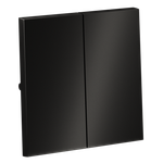 VLSM000312 Клавиши для выключателя/переключателя двухклавишного, S70 Metal (антрацит). (ТМ Maytoni)
