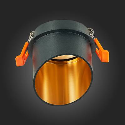 ST214.408.01 Св-к встр. Черный GU10 1*50W  IP20 L68xW68xH68 220V Без ламп