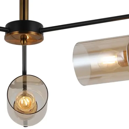 IL8248-3COU-79 BK GD светильник потолочный ILLUMICO, E27х3