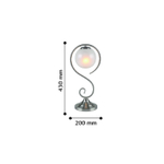 Настольная лампа Fabbio 2349-1T, 1*E14*40W. ТМ F-Promo