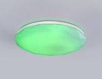 Потолочный светодиодный светильник с пультом FZ417 WH белый IP20 46W 3000K-6500K+RGB D380*60 (ПДУ ИК)