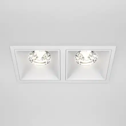 Встраиваемый светильник Alfa LED 4000K 2x15Вт 36°, DL043-02-15W4K-SQ-W. TM Maytoni