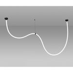 08031-300,19 Подвес Венди черный L300 d2,2 Led 72w (4000K)