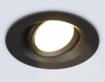 Светильник встраиваемый TN1142 BK черный IP44 GU5.3 D95*38