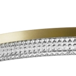 736161 Люстра ROTONDA 38W LED 2106LM 180G ЛАТУНЬ 3000K