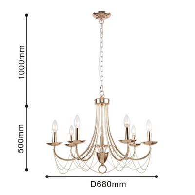 Подвесная люстра Plini 2591-7P, 7*E14*40W. ТМ F-Promo