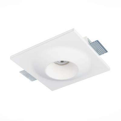 ST253.508.01 Св-к встр. из гипса белый GU10 1*50W  IP20 L220xW220xH58 180-240V Без ламп