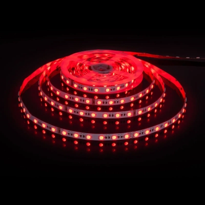 Светодиодная лента Лента светодиодная 24V 24W 60Led 5050 IP20 MIX RGB/холодный белый, 5м