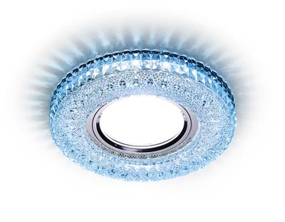 Встраиваемый точечный светильник со светодиодной лентой S271 CL/CLD хром/прозрачный MR16+3W(LED COLD)