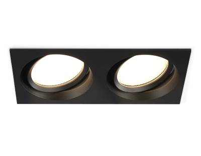 Светильник встраиваемый TN6661/2 BK черный IP44 GX53/2 220*110*48