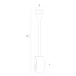 Бра Arte Lamp TWIST A7603AP-1BK, LED