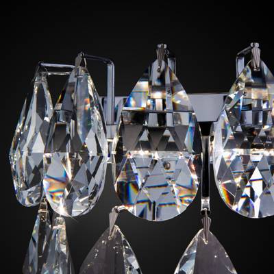 Настенный светодиодный светильник с хрусталем 437/1 Strotskis, LED
