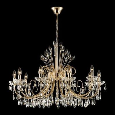4977/10 HALL ODL23 649 золотой/хрусталь Люстра E14 10*40W VERSIA